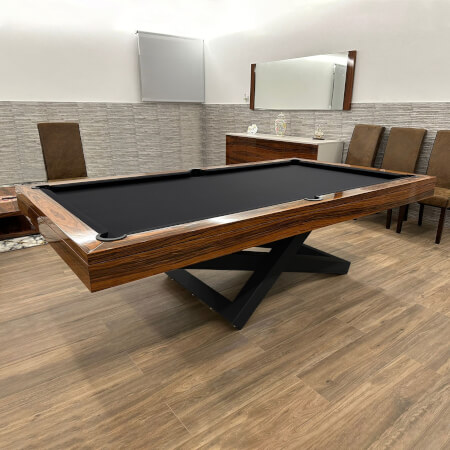 The 14-Bis Slate Bed Pool Table 
