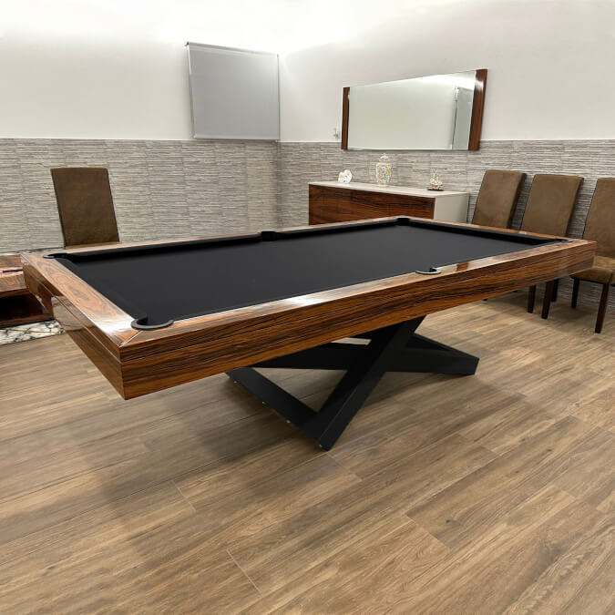 The 14-Bis Slate Bed Pool Table 