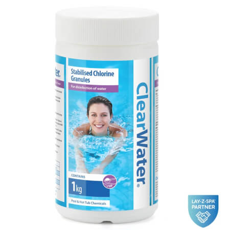 Wilton Bradley Lay-Z-Spa Clearwater 1Kg Chlorine Granules