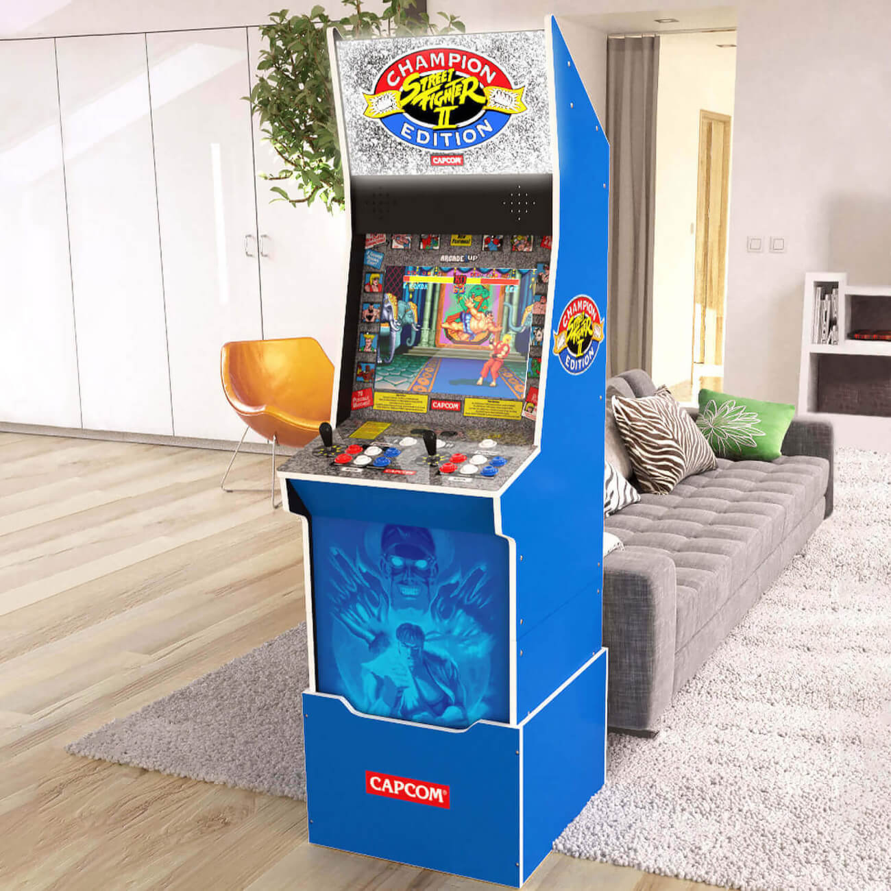Graded Stock: Arcade1Up Street Fighter II™ Big Blue Arcade