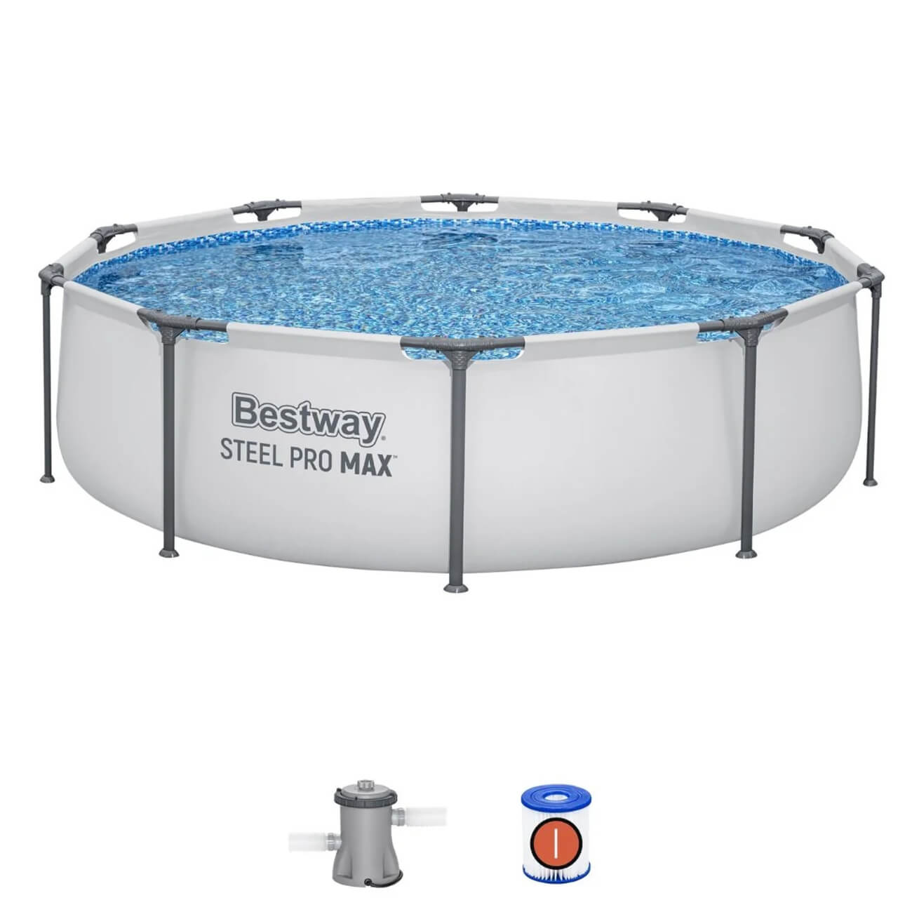 Bestway Steel Pro Max 10ft x 30in Swimming Pool Set