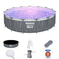 Bestway Steel Pro Max LED Swimming Pool Set