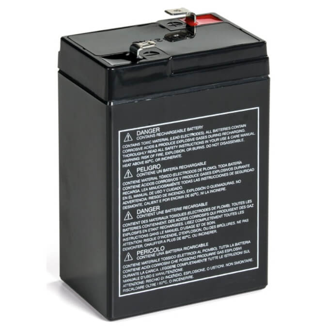 Peg Perego 6v 4.5Ah Lead Acid Ride-On Battery