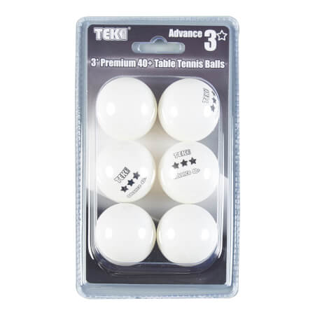 Tekscore 3-Star 40+ Advance Table Tennis Balls