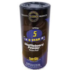 Sun-Glo Shuffleboard Powder: Speed #5 Five Star Super Glide