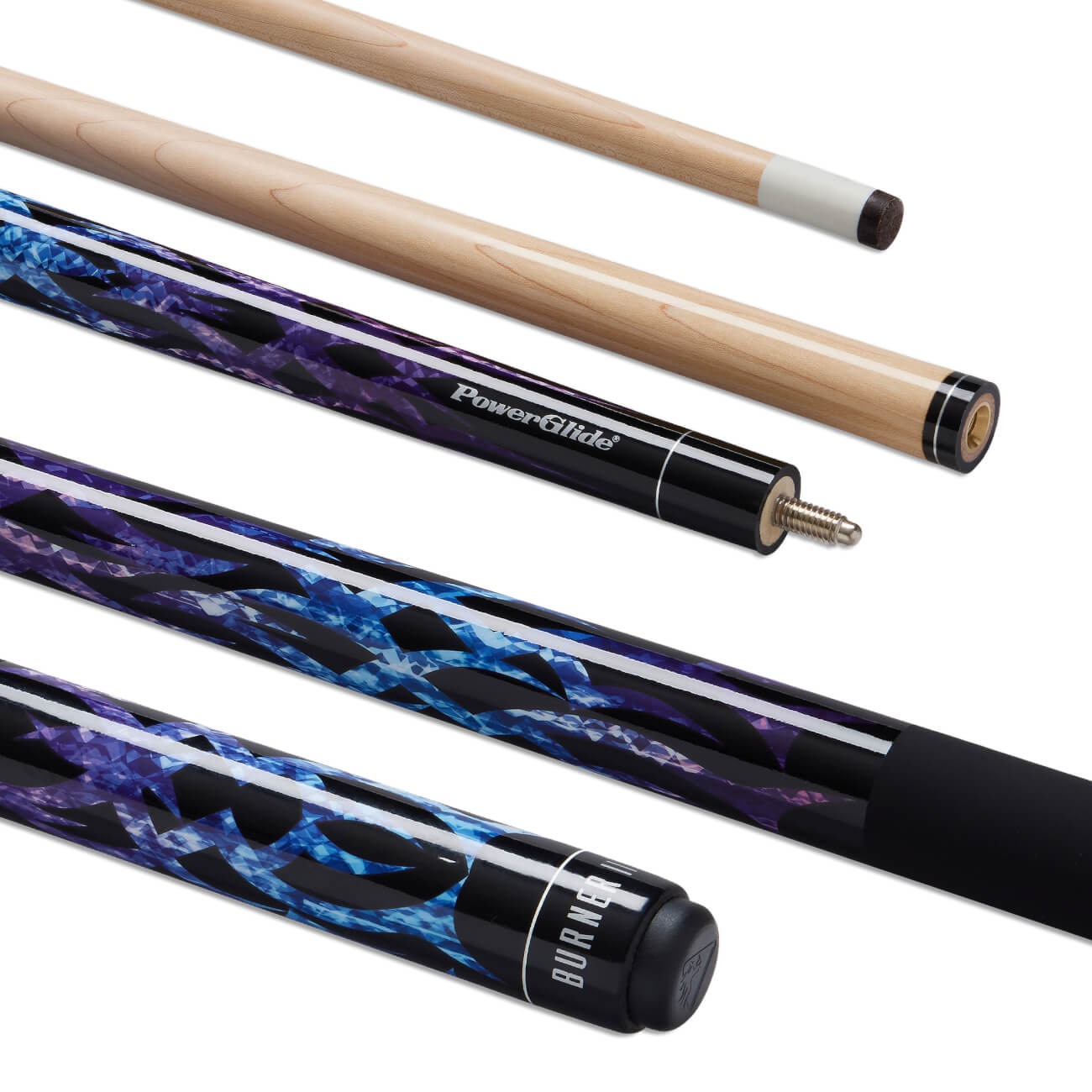 Powerglide Burner II 57-Inch Two-Piece American Pool Cue