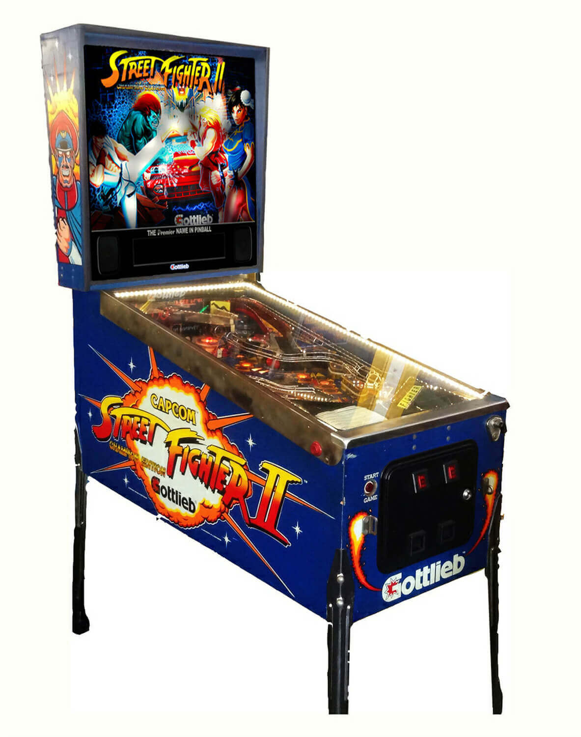 Street Fighter Ii Pinball Machine For Sale Liberty Games