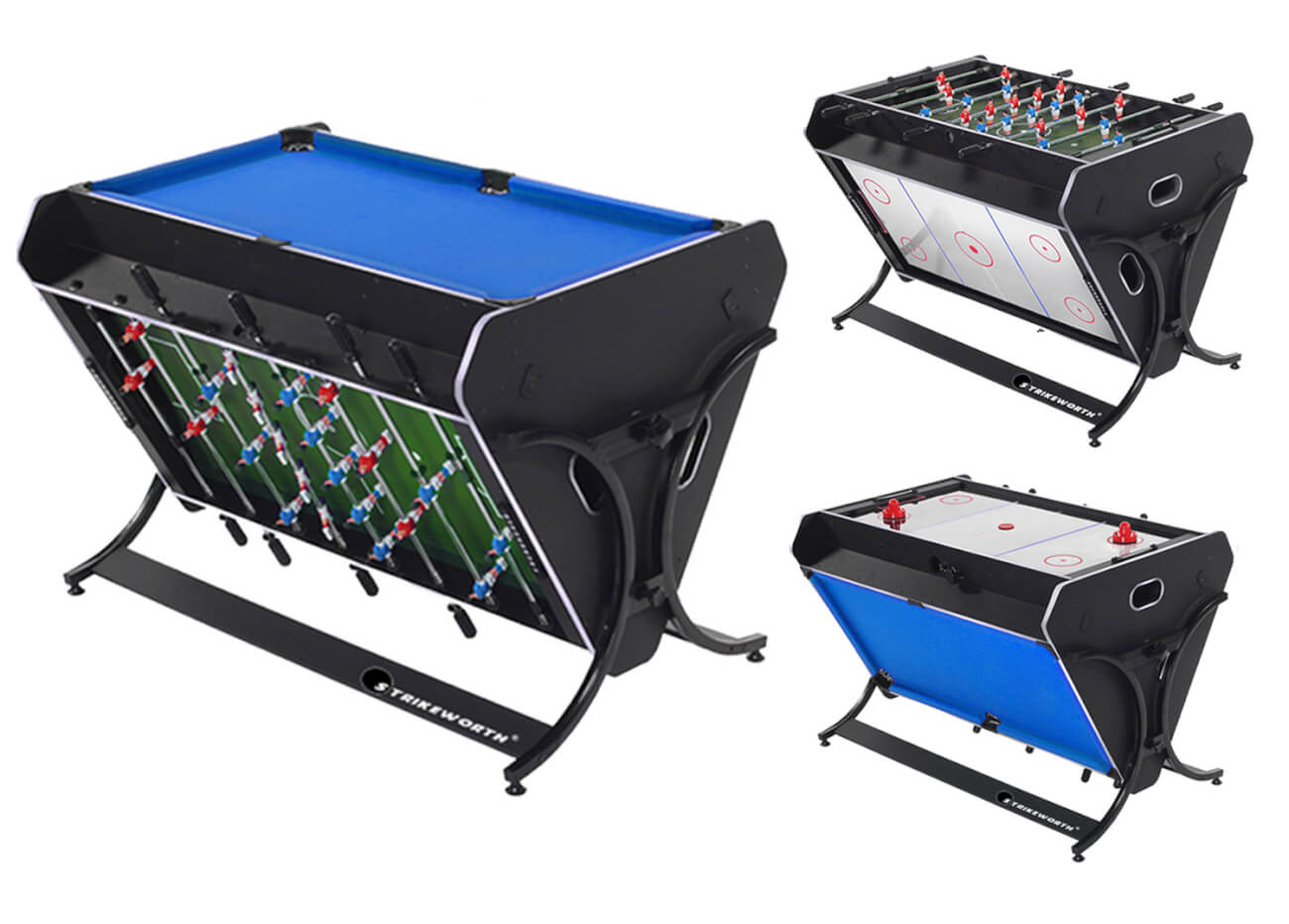 Strikeworth TriSport 4 foot Multi Games Table