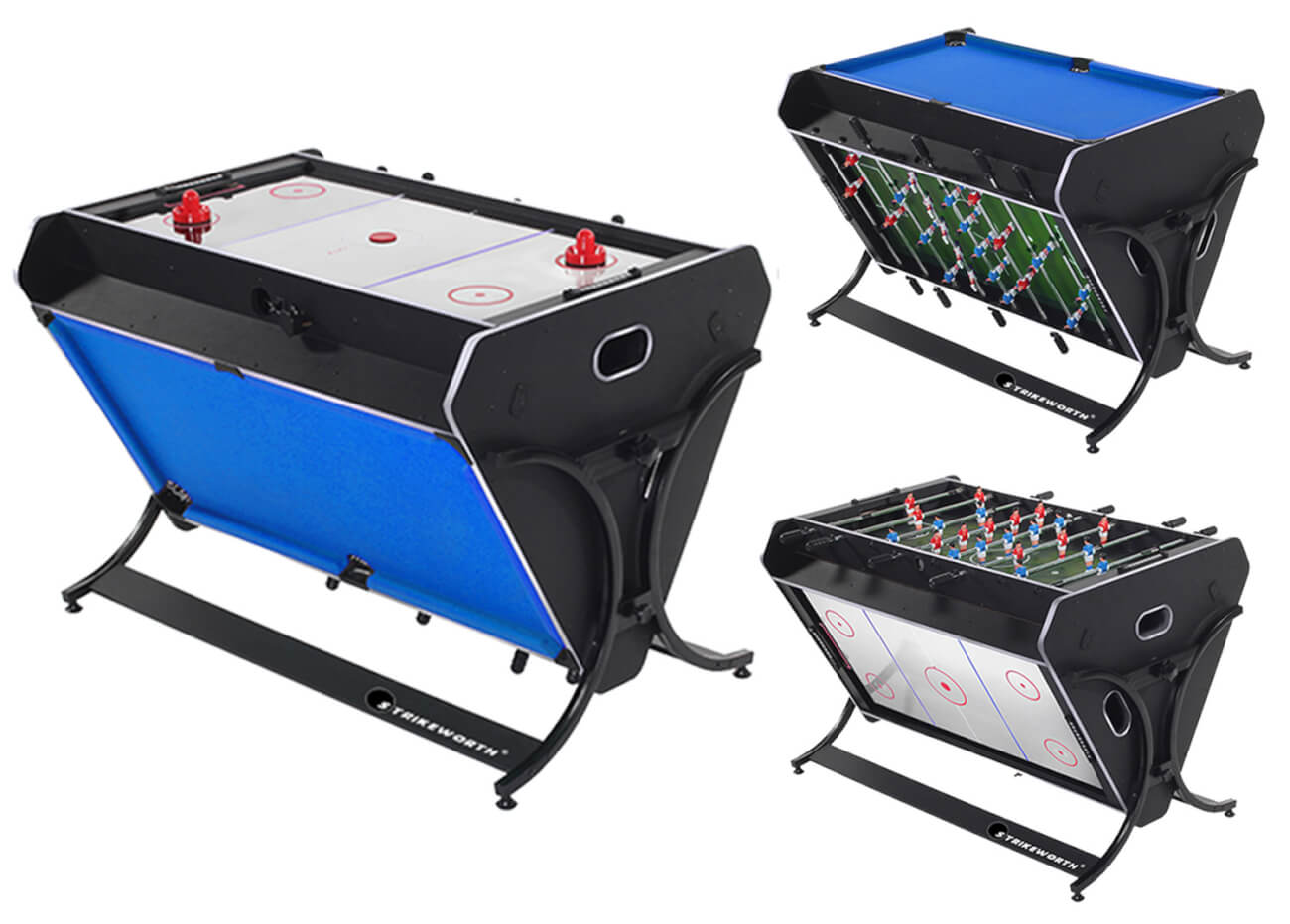 Strikeworth TriSport 4 foot Multi Games Table