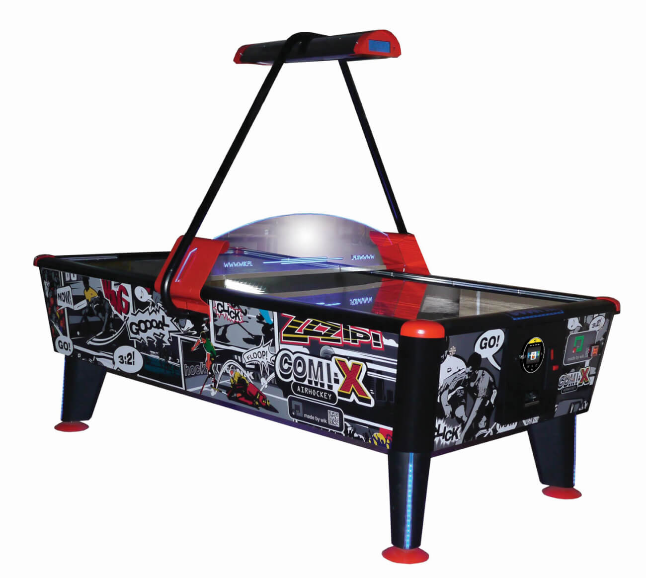 WIK Comix Commercial 8ft Air Hockey Table