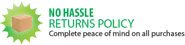 No Hassle Refund Policy