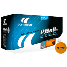 Cornilleau 72 Pack P-Ball ABS Evolution Table Tennis Balls - Colour : Orange