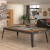 Rene Pierre Allure Slate Bed Pool Table - Top Frame Finish : Aged Oak, Leg & Body Finish : RAL 8019 (Grey Brown), Cloth Colour : Grey