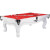 Pureline Aspen Slate Bed 8ft American Pool Table - Cloth colour : Bright Red