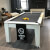 Blackball Edinburgh Slate Bed Pool Dining Table - Size : 6ft, Finish : White, Cloth Colour : Bankers Grey (Elite Pro)