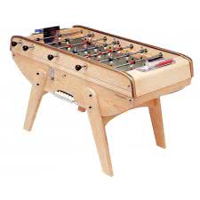 Bonzini B60 Classic Coin Operated Football Table - Table Finish : Natural Varnish Finish