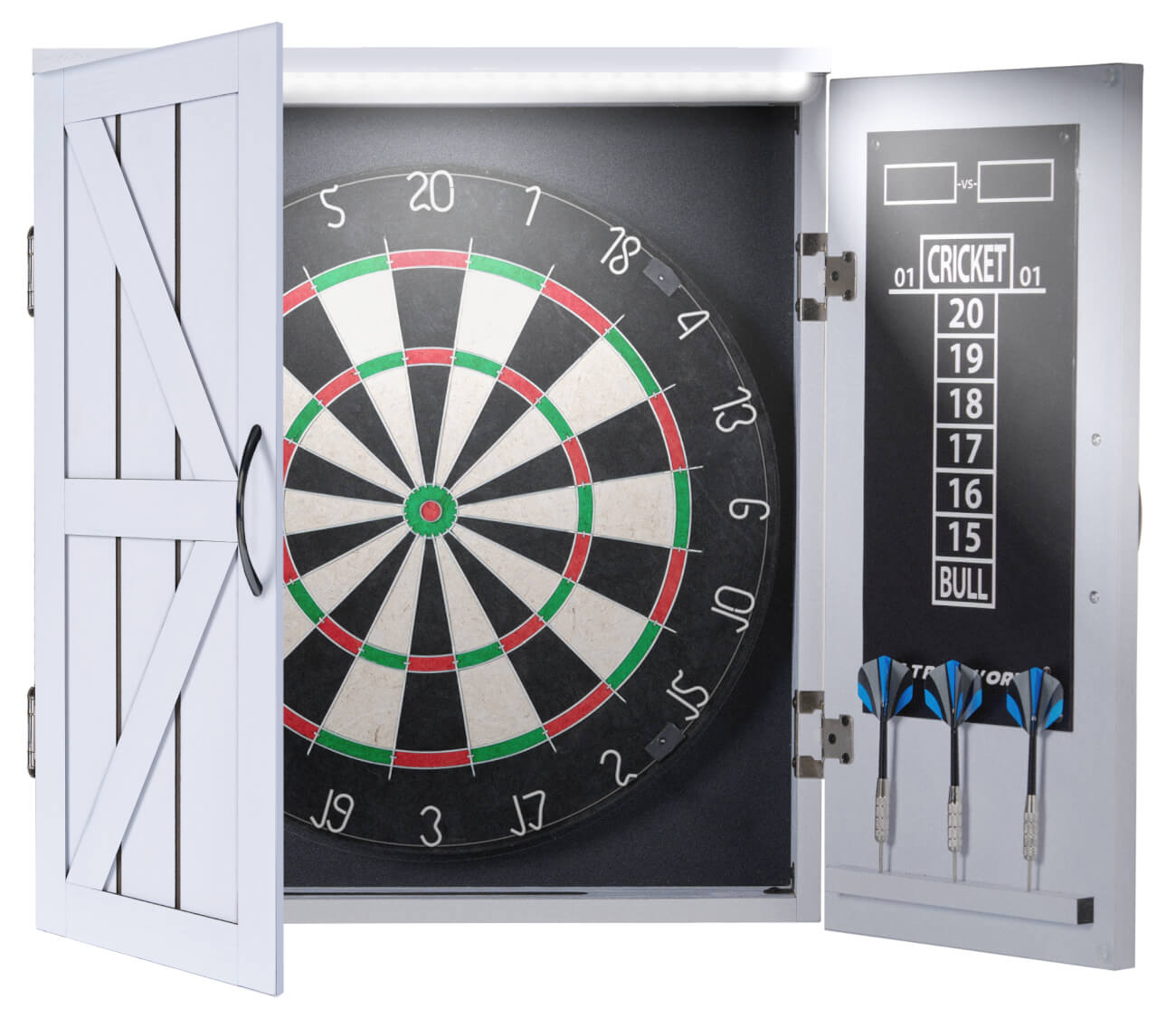 Premium Darts Set with Integrated Light by Strikeworth