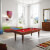 Rene Pierre Carrousel Slate Bed Pool Table - Cloth Colour : Bright Red