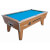 Classic Coin Operated Slate Bed Pool Table - Table Finish : Walnut, Cloth Colour : Royal Blue (Club)