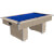 Classic Slimline Slate Bed Pool Table - Table Finish : Driftwood, Cloth Colour : Blue (Strachan 777)