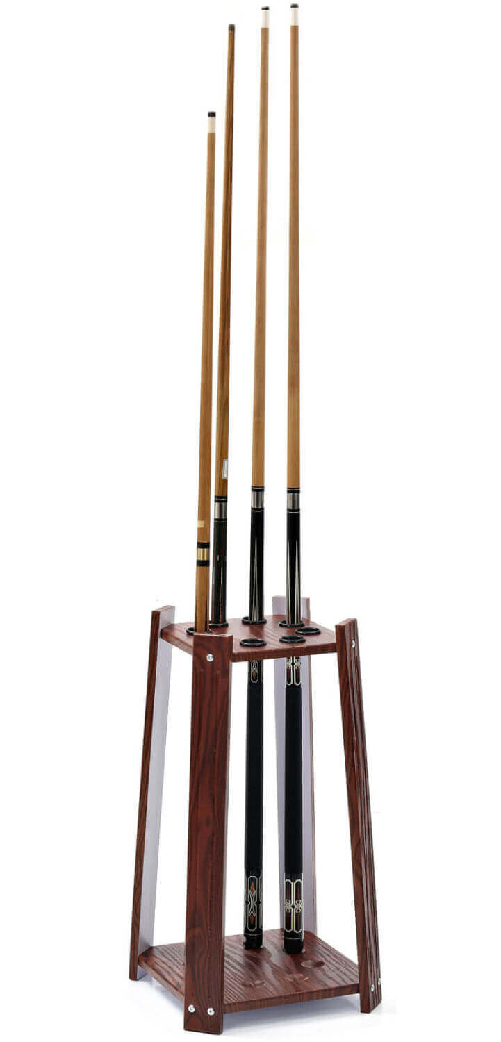 Strikeworth Compact Pool Cue Stand For 8 Cues Liberty Games