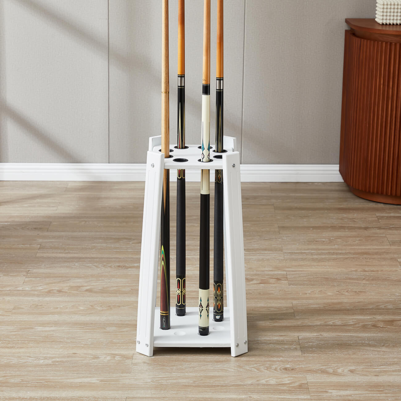 Strikeworth Compact Pool Cue Stand For 8 Cues