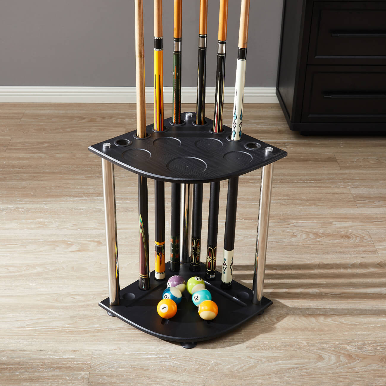 Strikeworth Corner Cue Stand for 8 Cues