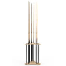 Strikeworth Curved Cue Rack For 12 Cues - Finish : Oak
