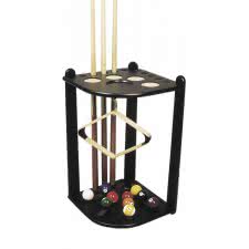Deluxe Corner Cue Stand for 10 Cues - Colour : Black (3218.003)