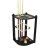 Deluxe Corner Cue Stand for 10 Cues - Colour : Black (3218.003)