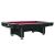 Dynamic Competition Slate Bed Pool Table - Table finish & size : Black 9ft, Cloth  : Red (Simonis)