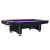 Dynamic Competition Slate Bed Pool Table - Table finish & size : Black 9ft, Cloth  : Purple (Simonis)