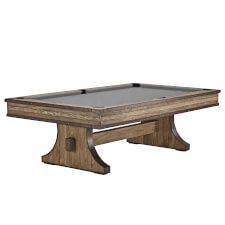 Brunswick Edinburgh 8ft American Slate Bed Pool Table - Cloth Colour : Gun Metal Grey - Centennial