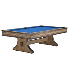 Brunswick Edinburgh 8ft American Slate Bed Pool Table - Cloth Colour : Oceanside - Traditional