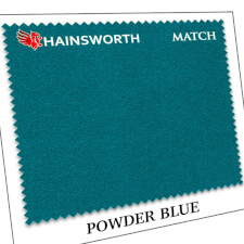 Hainsworth Match Pool & Snooker Table Cloth  - Cloth Colour : Powder Blue (6, 7 and 8ft Pool only)