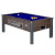 Supreme Match Slate Bed Pool Table - Table Size : 6ft, Table Finish : Metallic Brown, Cloth Colour : Blue