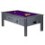 Supreme Match Slate Bed Pool Table - Table Size : 7ft, Table Finish : Storm Grey, Cloth Colour : Purple