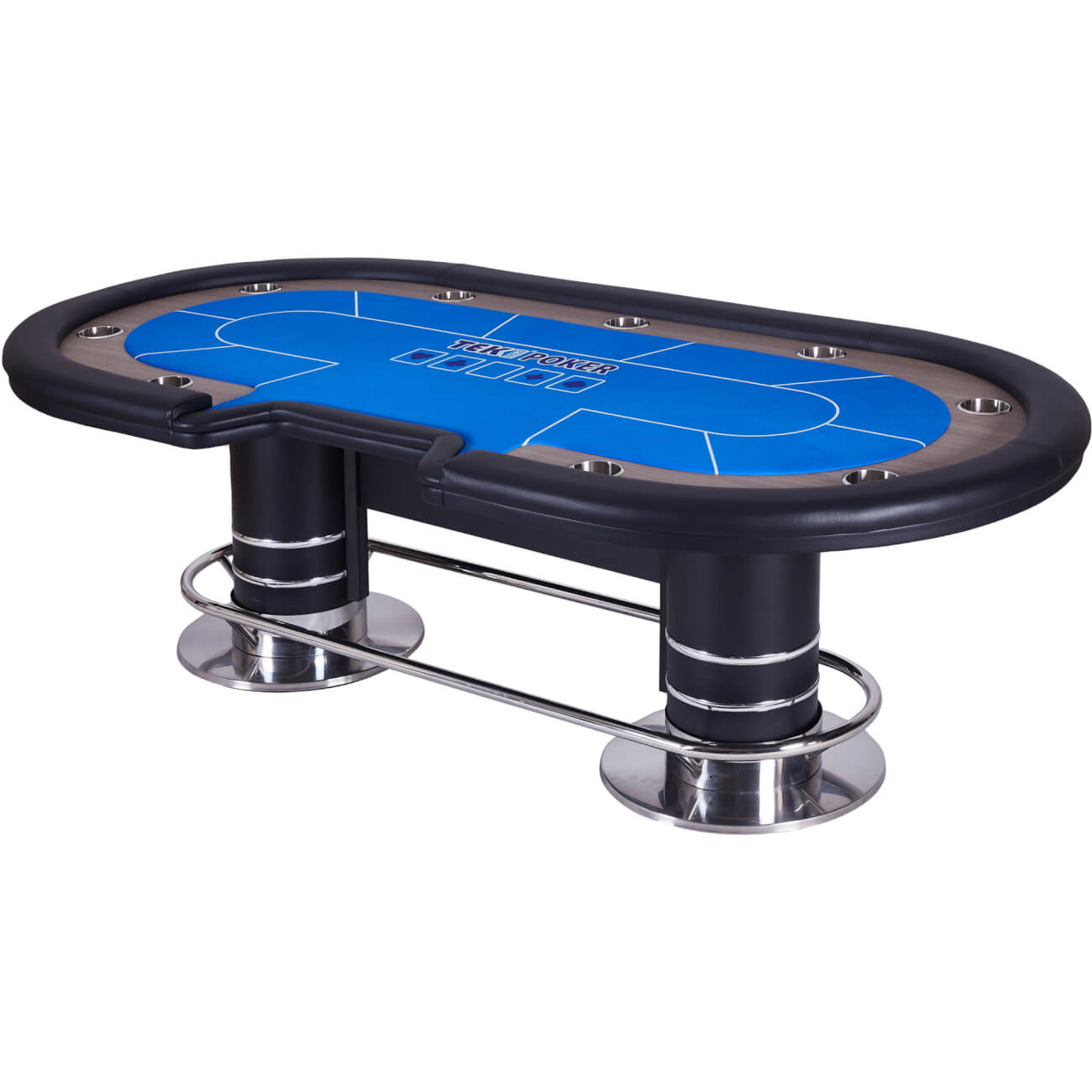 Tekscore High Roller Pro 8ft Poker Table