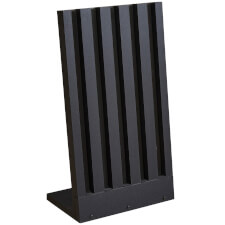 Pureline Launcher Cue Rack for 5 Cues & Ball Set - Finish : Black