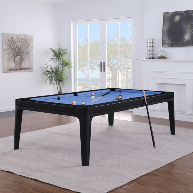 The Pureline Malta American Slate Bed Pool Dining Table