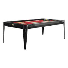 Mao Slate Bed Luxury American Pool Table - Table Finish : Black
