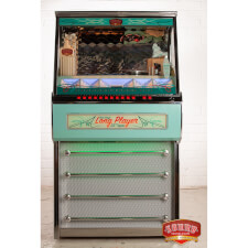 Anniversary Rocket LP Jukebox - Finish : West Coast (Blue & Light Oak)