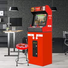 SNK NeoGeo MVSX Arcade Machine + Riser & Stool