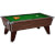 Omega Professional Slate Bed Pool Table - Table Finish : Dark Walnut, Cloth Colour : Green, Freeplay or Coins : Freeplay