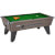 Omega Professional Slate Bed Pool Table - Table Finish : Grey Oak, Cloth Colour : Green, Freeplay or Coins : Mechanical Coin Mechanism
