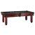 Oporto Freeplay Slate Bed American Pool Table - Table Finish : Mahogany, Cloth Colour : Atlas Black