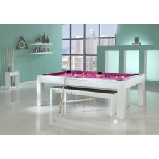 The Phoenix Solid Wood 7ft Slate Bed Pool Dining Table
