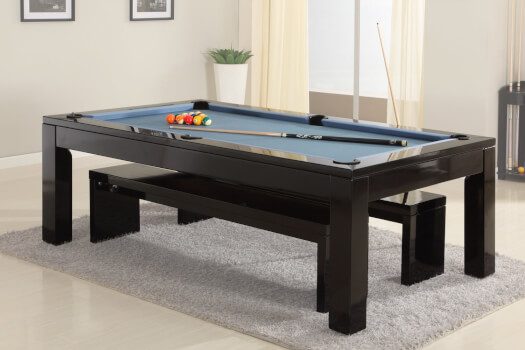 The Phoenix Solid Wood 7ft Slate Bed Pool Dining Table