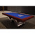 The Picasso Luxury Slate Bed Pool Table - Cloth colour : Cadet Blue (Elite-Pro), Table finish : Mahogany