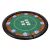 Premium Compact Folding Poker Table Top with Carry Bag - Colour : Green